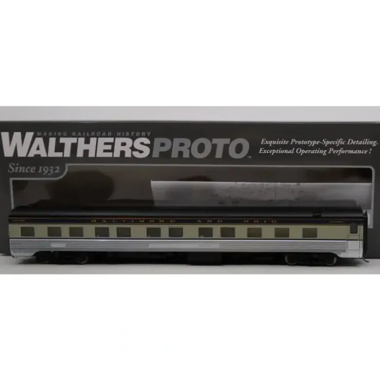 Walthers 920-9408 HO Baltimore & Ohio 85' PS 10-6 Sleeper with Fluted Sides - Your Source for Gaming Essentials* Trains