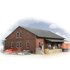Walthers 933-2954 HO Brick Freight House Building Kit - Your Source for Gaming Essentials* Trains