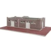 Walthers 933-4056 HO Brick Mission-Style Santa Fe Freight House Kit - Your Source for Gaming Essentials* Trains