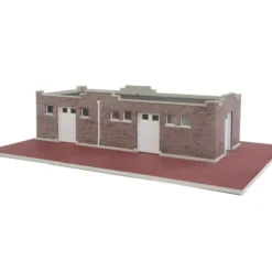 Walthers 933-4056 HO Brick Mission-Style Santa Fe Freight House Kit - Your Source for Gaming Essentials* Trains