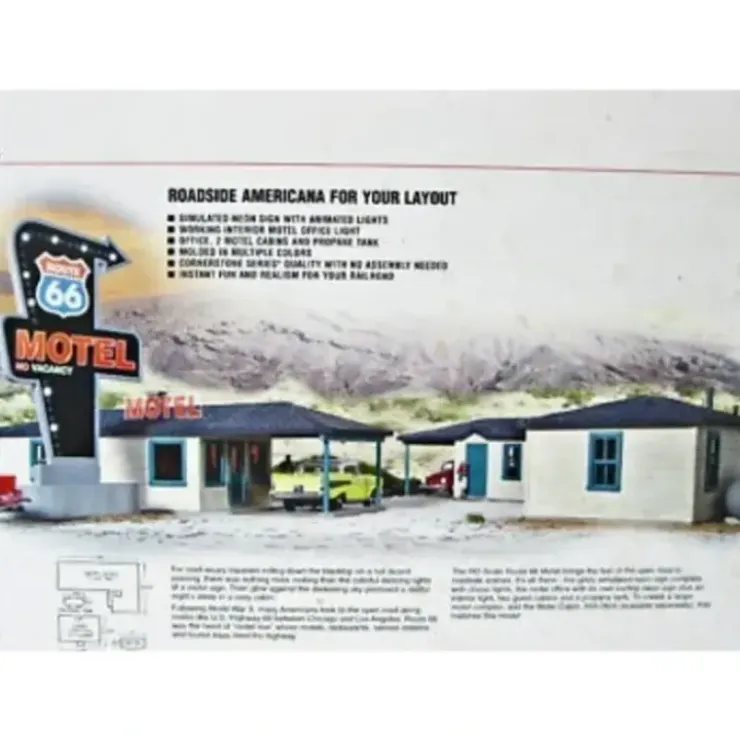 Walthers 933-2822 HO Built-Ups Route 66 Motel - Your Source for Gaming Essentials* Trains
