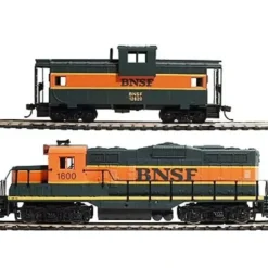 Walthers 931-707 HO Burlington Northern Santa Fe Loco Locomotive & Caboose RTR - Your Source for Gaming Essentials* Trains