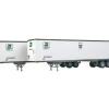 Walthers 949-2203 HO Burlington Northern 45' Stoughton Trailer (Pack of 2) - Your Source for Gaming Essentials* Trains