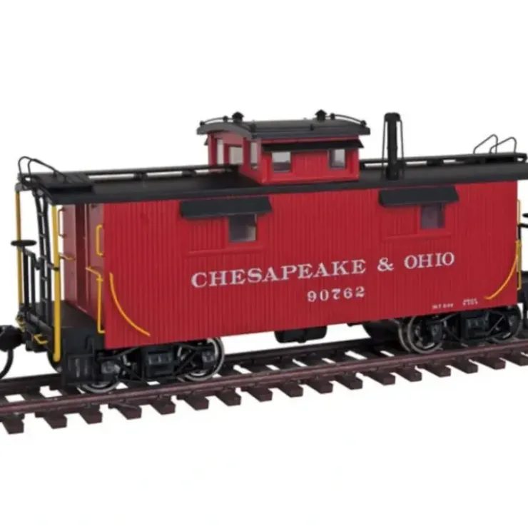 Walthers 920-103155 HO Chesapeake & Ohio 25' Wood Caboose - Ready to Run #90762 - Your Source for Gaming Essentials* Trains