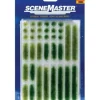 Walthers 949-1103 HO 1/4" 0.6cm Tall Summer Grass Tufts and Strips (Set of 18) - Your Source for Gaming Essentials* Trains