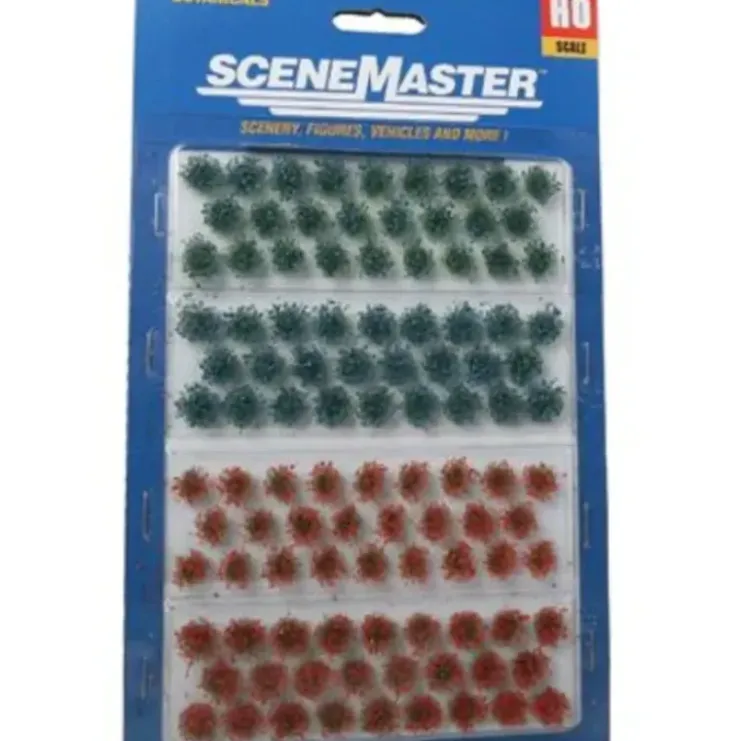 Walthers 949-1106 HO 1/4" 0.6cm Tall Wildflower Patches (Pack of 104) - Your Source for Gaming Essentials* Trains