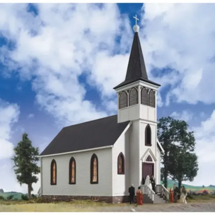 Walthers 933-3655 HO Cottage Grove Church Building Kit - Your Source for Gaming Essentials* Trains