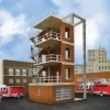 Walthers 933-3766 HO Fire Department Drill Tower Building Kit - Your Source for Gaming Essentials* Trains