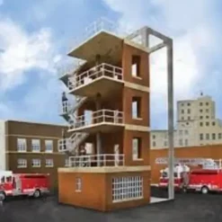 Walthers 933-3766 HO Fire Department Drill Tower Building Kit - Your Source for Gaming Essentials* Trains