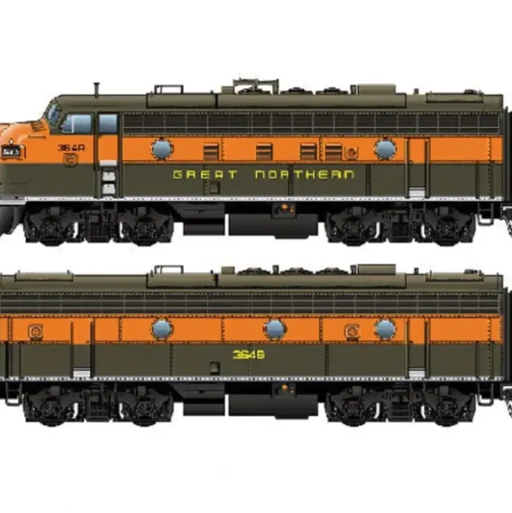 Walthers 920-40706 HO GN EMD F7A-B Set Tsunami Sound & DCC #364A, 364B - Your Source for Gaming Essentials* Trains