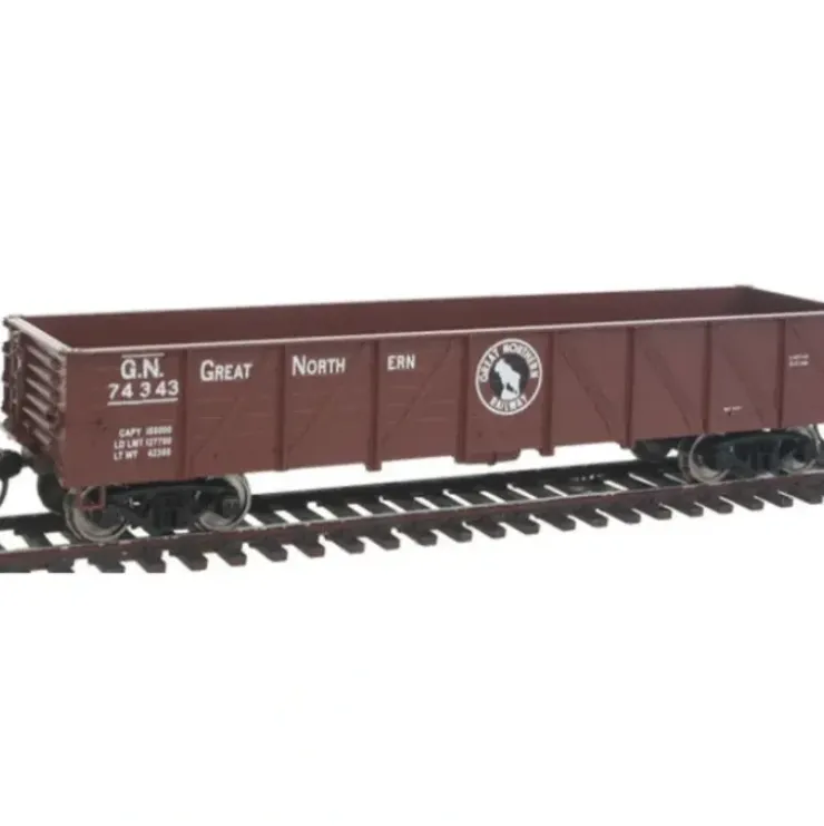 Walthers 910-5668 HO Great Northern 40' 50-Ton Drop-Bottom Gondola RTR #74343 - Your Source for Gaming Essentials* Trains