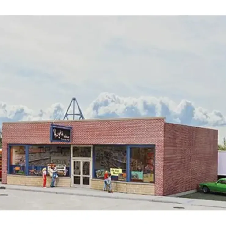 Walthers 933-3475 HO Hobby Shop Building Kit - Your Source for Gaming Essentials* Trains