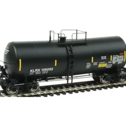 Walthers 920-100136 HO KLRX 40' UTLX 16,000-Gallon Funnel-Flow Tank Car #136192 - Your Source for Gaming Essentials* Trains