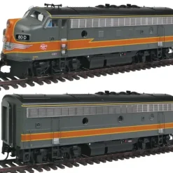 Walthers 920-41279 HO Milwaukee Road EMD F3AB Set #80D/80C - Your Source for Gaming Essentials* Trains