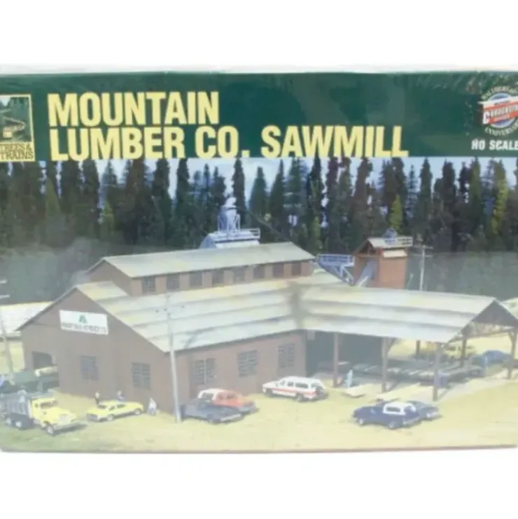 Walthers 933-3058 HO Mountain Lumber Company Sawmill Building Kit - Your Source for Gaming Essentials* Trains