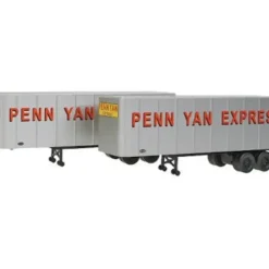 Walthers 949-2351 HO Penn Yan Express 32' Trailer 2-Pack - Your Source for Gaming Essentials* Trains
