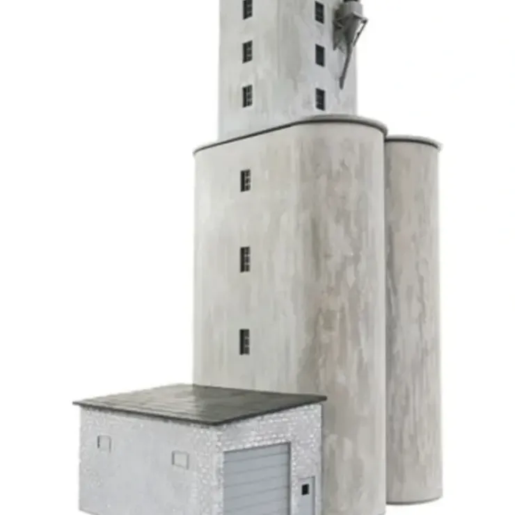 Walthers 933-4047 HO Prairie Co-Op Elevator Building Kit - Your Source for Gaming Essentials* Trains