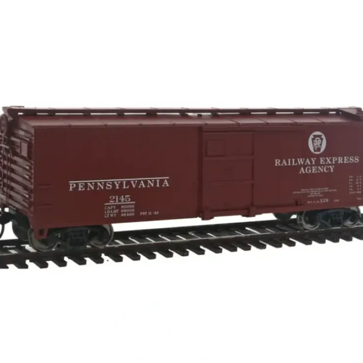 Walthers 910-2405 HO PRR 40' Steel Boxcar w/Dreadnaught End #2145 - Your Source for Gaming Essentials* Trains