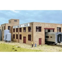 Walthers 933-4024 HO Railcar Restoration & Charter Shop Building Kit - Your Source for Gaming Essentials* Trains
