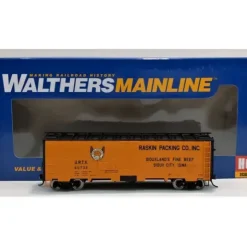 Walthers 910-3509 HO Raskin URTX 40' Steel Meat Reefer Ready To Run #60732 - Your Source for Gaming Essentials* Trains