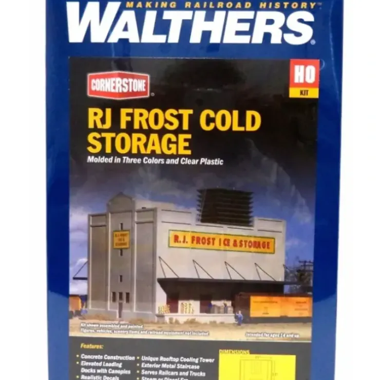 Walthers 933-3020 HO R.J. Frost Ice & Storage Structure Kit - Your Source for Gaming Essentials* Trains