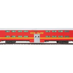 Walthers 920-16522 HO Rock Island 85' Pullman-Standard Bi-Level Commuter Cab Car - Your Source for Gaming Essentials* Trains