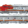 Walthers 920-40697 HO Santa Fe EMD F7A-B Set 48" Dynamic Fan #43L,43A - Your Source for Gaming Essentials* Trains