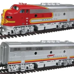Walthers 920-41275 HO Santa Fe EMD F3AB Set Modernized 16 Class #16C,16B - Your Source for Gaming Essentials* Trains