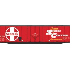 Walthers 931-1676 HO Santa Fe 50' Plug-Door Boxcar - Ready to Run - Your Source for Gaming Essentials* Trains