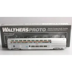 Walthers 920-14321 HO Scale Amtrak 85' Budd Hi-Level Lighted Sky Lounge Car - Your Source for Gaming Essentials* Trains