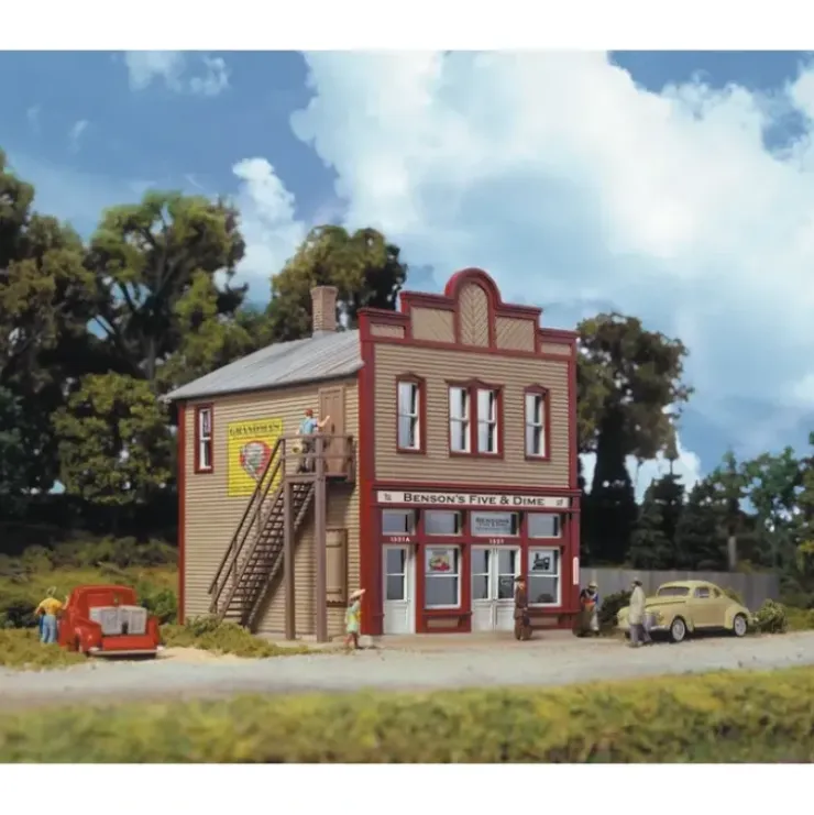 Walthers 933-3661 HO Scale Benson's Five & Dime Building Kit - Your Source for Gaming Essentials* Trains
