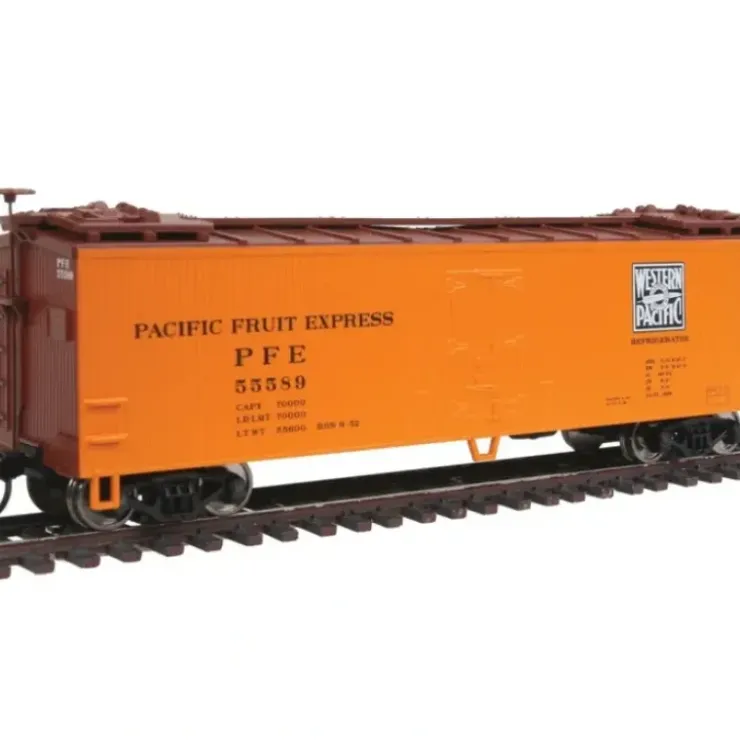 Walthers 910-3655 HO Scale Pacific Fruit Express Wood Reefer #55589 - Your Source for Gaming Essentials* Trains