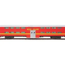 Walthers 920-15522 HO Scale Rock Island 85' P-S Bi-Level Commuter Cab Car - Your Source for Gaming Essentials* Trains