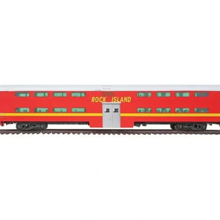 Walthers 920-15522 HO Scale Rock Island 85' P-S Bi-Level Commuter Cab Car - Your Source for Gaming Essentials* Trains