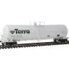 Walthers 920-100229 HO Scale Terra UTLX 54' Funnel-Flow Tank Car #300136 - Your Source for Gaming Essentials* Trains