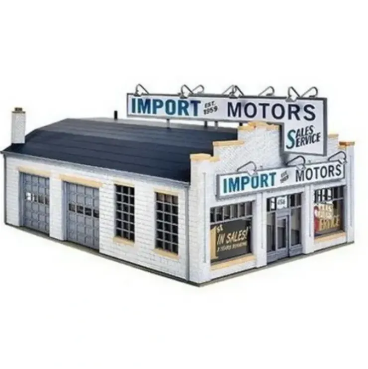 Walthers 933-4023 HO 1960-70's Import Motors Building Kit - Your Source for Gaming Essentials* Trains