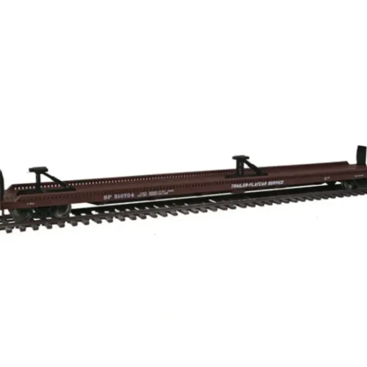 Walthers 910-5207 HO Southern Pacific 75' Piggyback Flatcar RTR #510704 - Your Source for Gaming Essentials* Trains