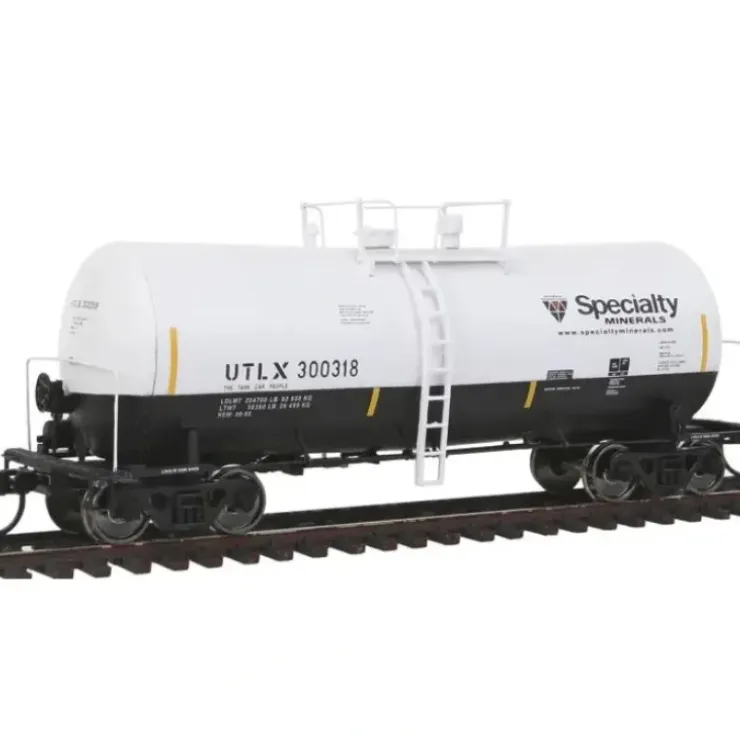 Walthers 920-100127 HO Specialty Minerals 40' UTLX Funnel Flow Tank Car #300318 - Your Source for Gaming Essentials* Trains