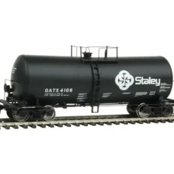 Walthers 920-100139 HO Staley GATX 40' UTLX Funnel-Flow Tank Car #4106 - Your Source for Gaming Essentials* Trains
