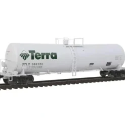 Walthers 920-100230 HO Terra UTLX 54' Funnel-Flow Tank Car #300128 - Your Source for Gaming Essentials* Trains