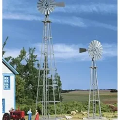 Walthers 933-3198 HO Van Dyke Farm Windmill Kit (Pack of 2) - Your Source for Gaming Essentials* Trains