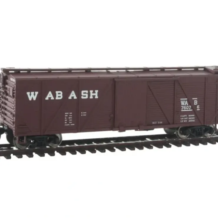 Walthers 910-2506 HO Wabash 40' Single Sheathed Boxcar w/Flat Roof #76076 - Your Source for Gaming Essentials* Trains