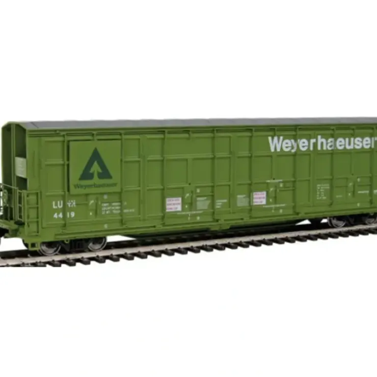 Walthers 920-101914 HO Weyerhaeuser LUNX 56' Thrall All-Door Boxcar #4419 - Your Source for Gaming Essentials* Trains