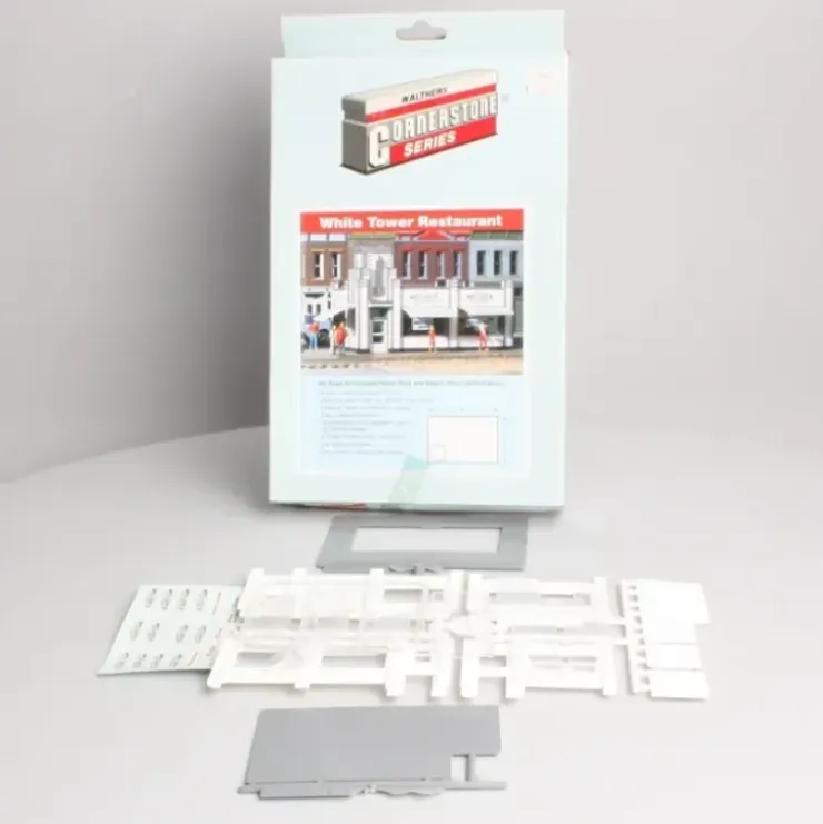 Walthers 933-3030 HO White Tower Restaurant Building Kit - Your Source for Gaming Essentials* Trains