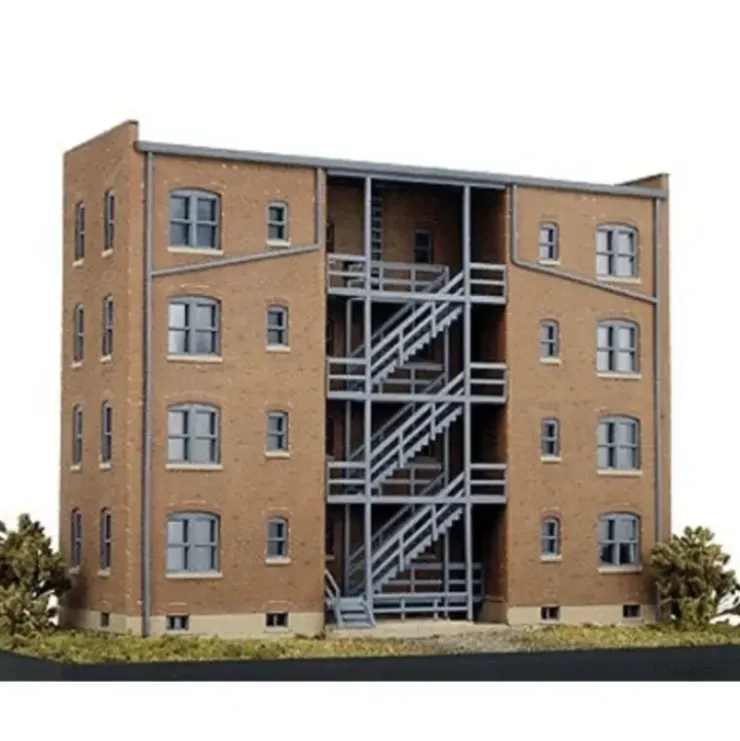 Walthers 933-3259 N Parkview Terrace Tenement Building Kit. - Your Source for Gaming Essentials* Trains