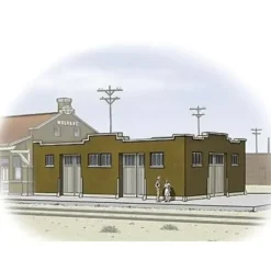 Walthers 933-3804 N Santa Fe-Style Brick Freight House Building Kit - Your Source for Gaming Essentials* Trains