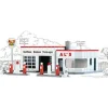 Walthers 933-3243 N Scale Al''s Victory Service With Decalsa Building Kit - Your Source for Gaming Essentials* Trains