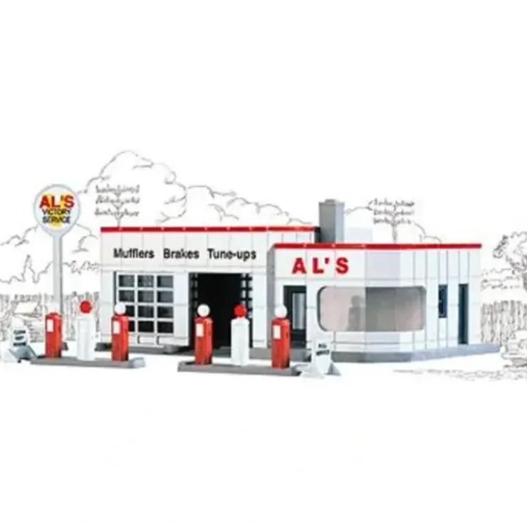 Walthers 933-3243 N Scale Al''s Victory Service With Decalsa Building Kit - Your Source for Gaming Essentials* Trains