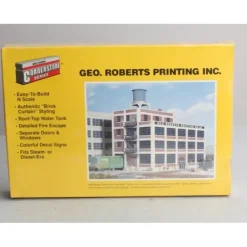 Walthers 933-3231 N Scale GEO. Roberts Printing Inc. Structure Kit - Your Source for Gaming Essentials* Trains