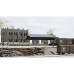 Walthers 933-3201 N Scale Water Street Freight Terminal Building Kit - Your Source for Gaming Essentials* Trains